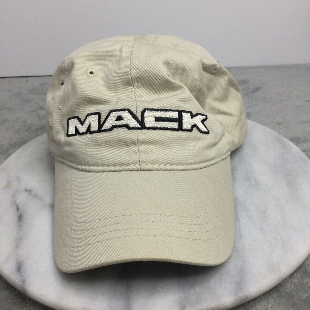 Headwear Mack Licensed Product Cream White‎ Cap Hat Strap Adjustment
